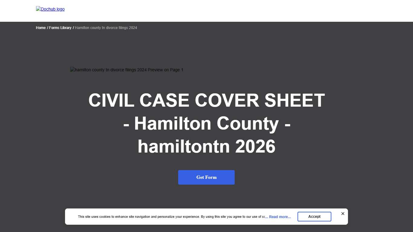 Hamilton county tn divorce filings 2024: Fill out & sign online DocHub